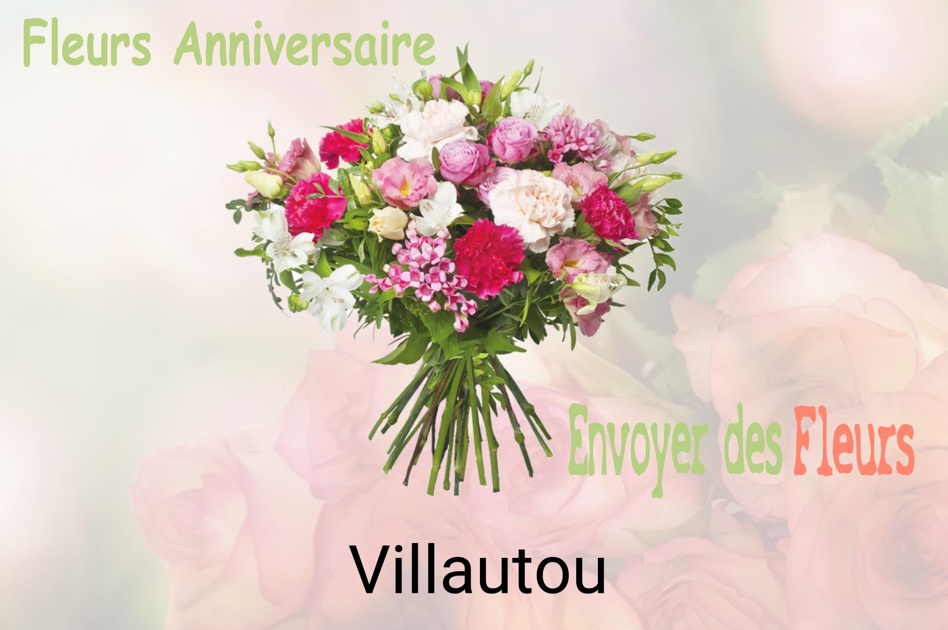 Bouquet de fleurs d’anniversaire livré à Villautou